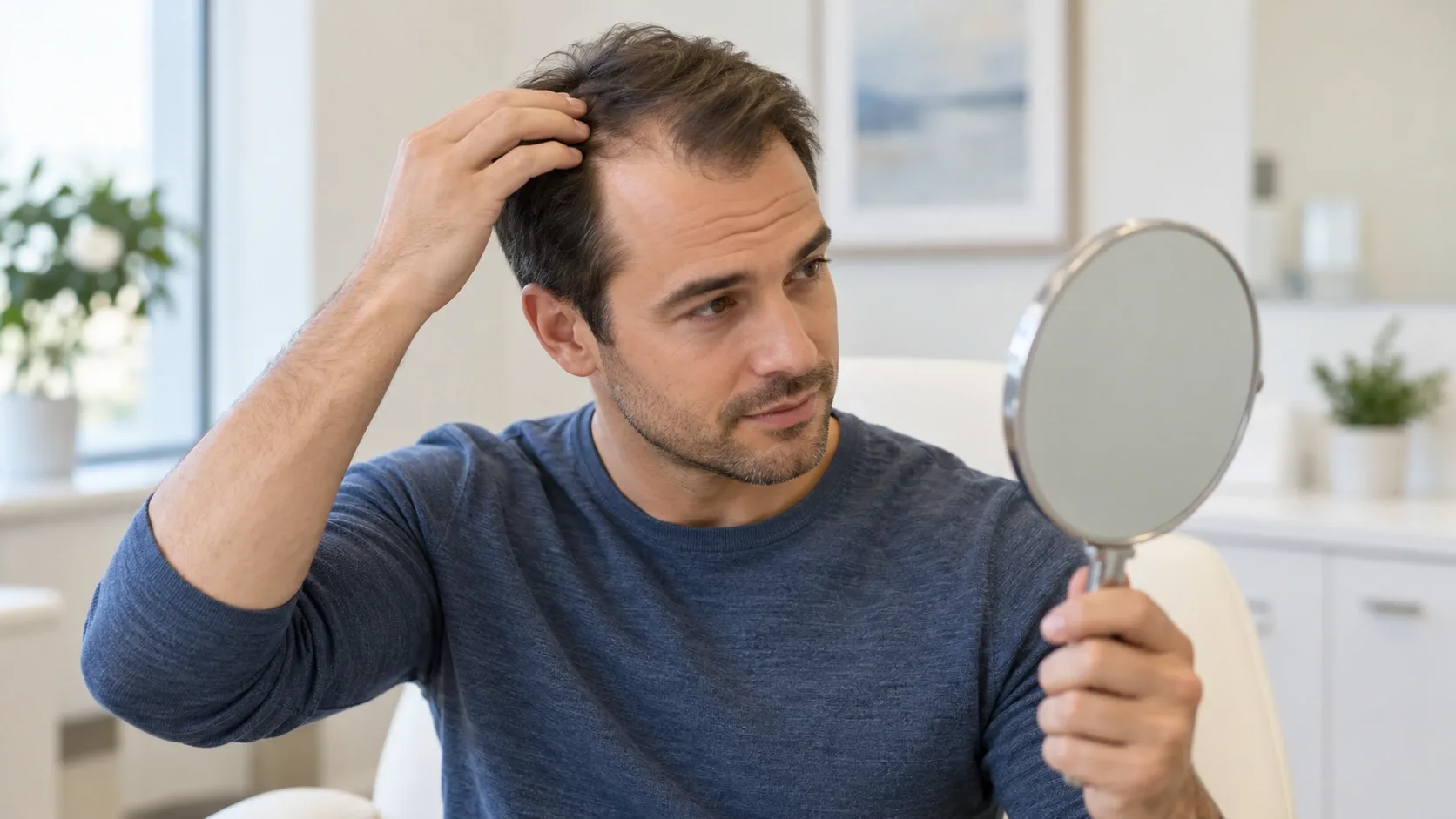 Illustration for the article: Exosome for Male Hair Loss